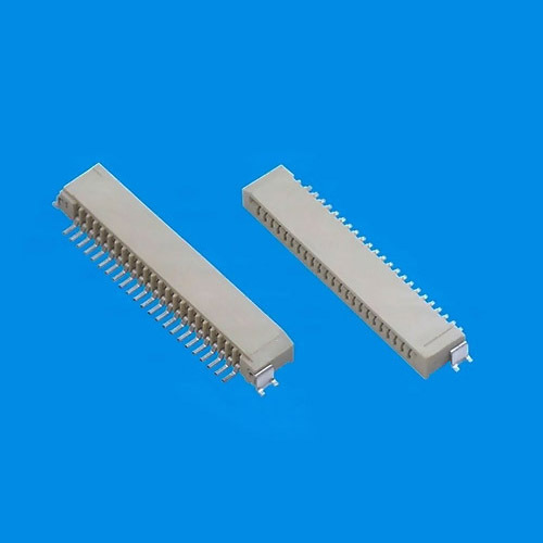 fpc连接器/1.0-h3.0无盖卧式下接pcb接插件