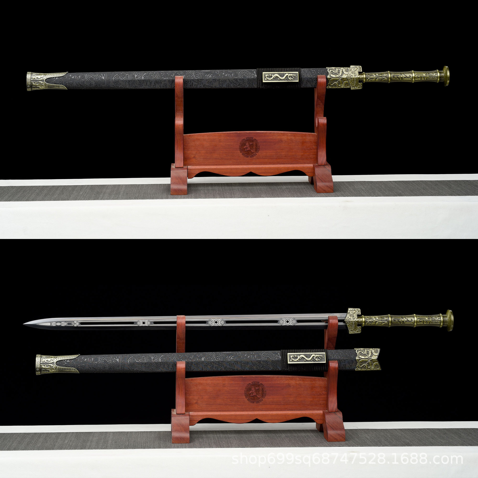 禾久爆款来袭九龙汉剑龙泉宝剑唐横刀未开刃-阿里巴巴