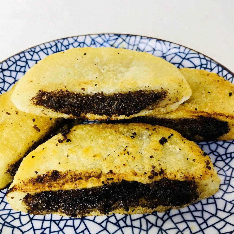 芝麻馅糍粑纯糯米手工麻糍农家湖南糯米糍粑四川广西特产糯米糍