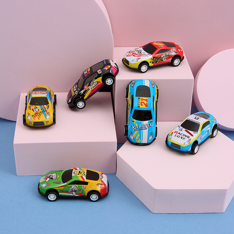 Mini Alloy Warrior Car Toy Children Boys and Girls Drop-Resistant Inertial Vehicle 2-6 Years Old Baby Creative Personality