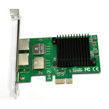 PCIE双口高速千兆网卡1000M台式电脑外置  I350  2口千兆网卡