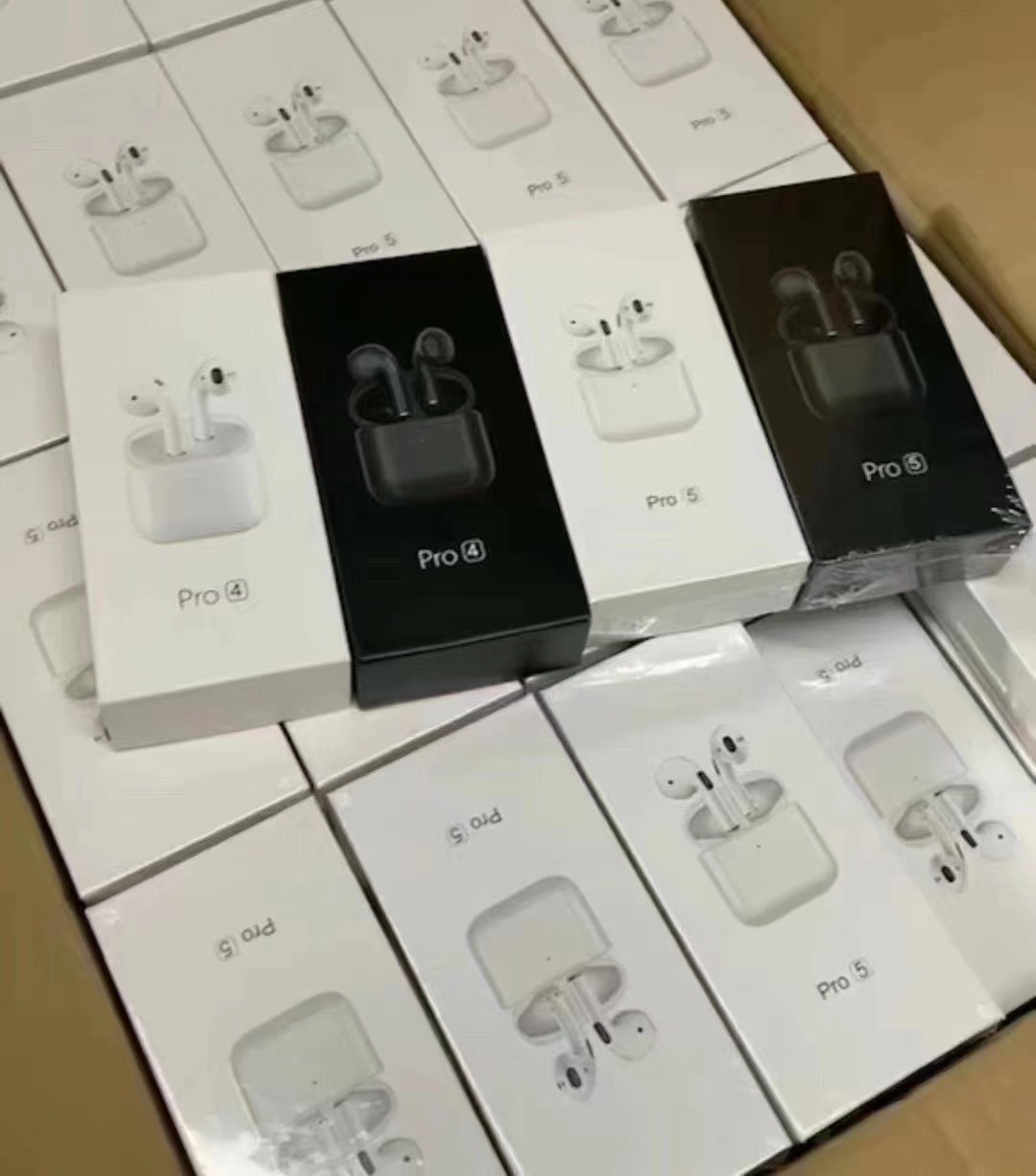 跨境热销i12耳机 pro4蓝牙耳机 pro5双耳带充电仓  pro6蓝牙耳机