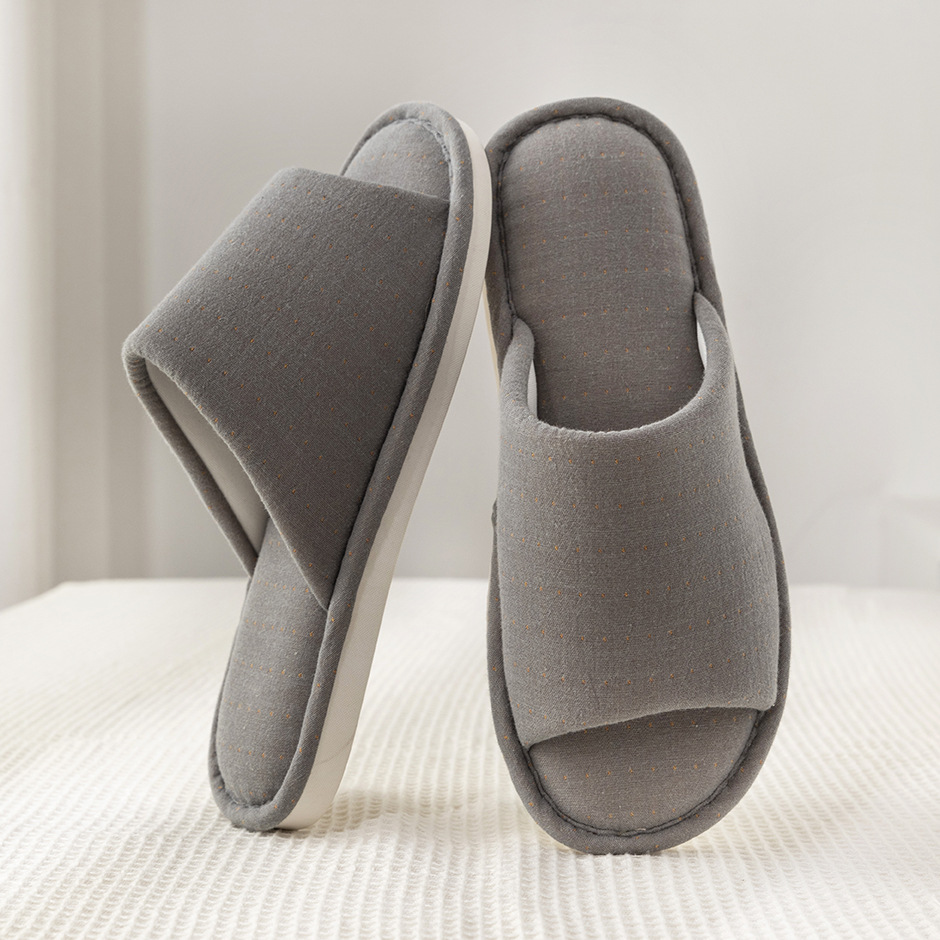 无印日式良品拖鞋男情侣款室内地板拖鞋子防滑防水春夏季居家棉鞋