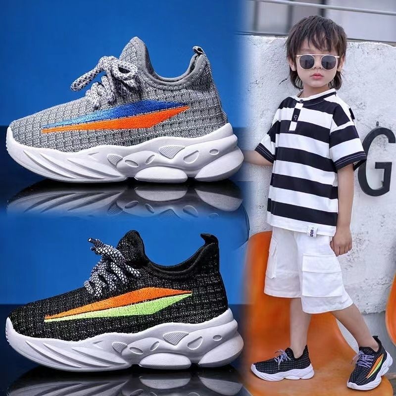 Children's Shoes Men's Spring Summer Children's Shoes Pumps Boys and Girls Soft Bottom Boys and Girls Toddler Children Teens Mesh Breathable Shoes