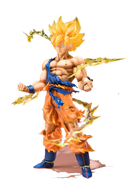 世峰社 万代魂限定 f.zero 七龙珠改 赛亚人孙悟空 手办 摆件 317