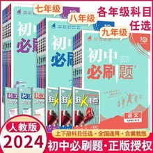 24新版初中必刷题七八九年级下册资料书知识点专项训练含中考真题