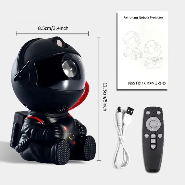 2022 New Astronaut Sky Light Projection Lamp Starry Atmosphere Night Light Spaceman Laser Nebula Light