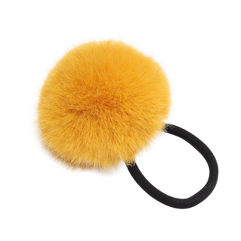 Autumn and Winter Plush Headdress Candy Color Campus Zaihuile Hair Rope Korean Trending Girl Rubber Band Hair Ring Accessories Imitation Fur