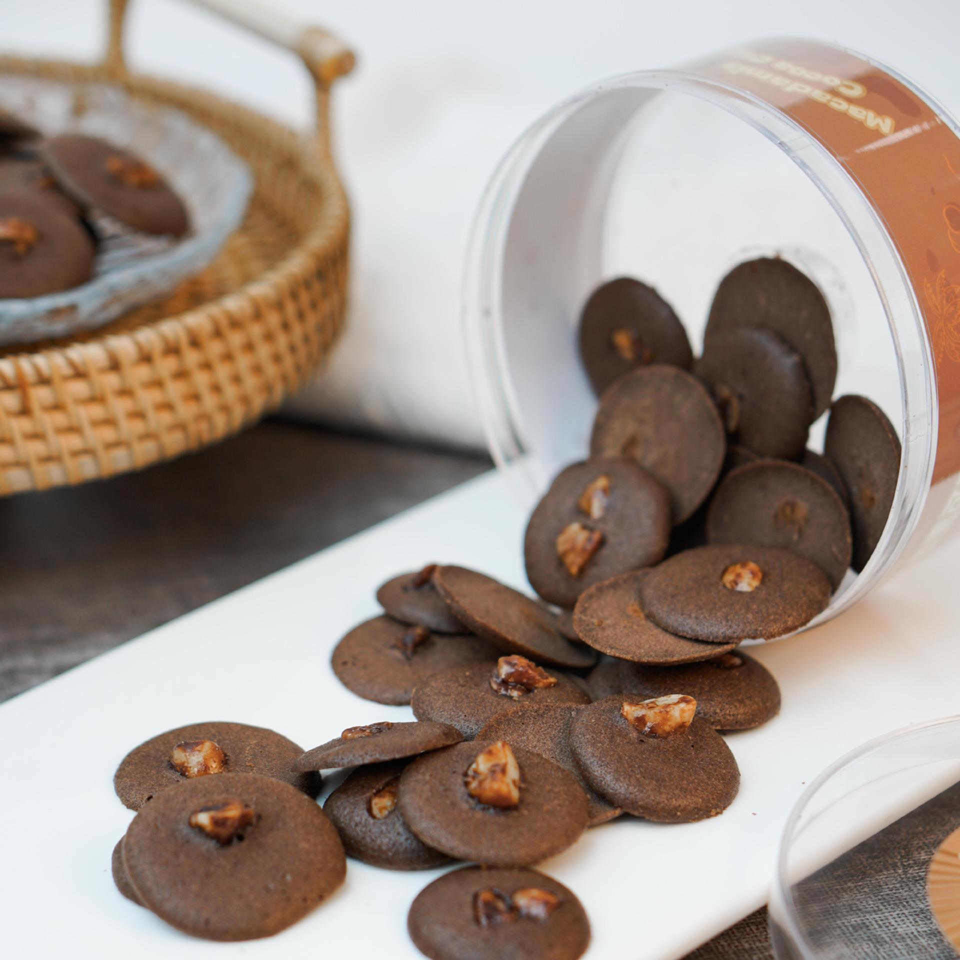 夏威夷可可脆巧克力压缩夹心饼干脆可可代餐早餐休闲零食散装批发