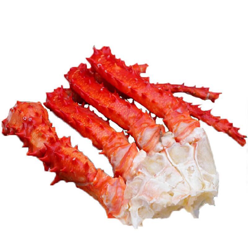 批发冻品阿拉斯加帝王蟹脚长脚蟹钳螃蟹钳海蟹钳蟹脚熟冻帝王蟹足