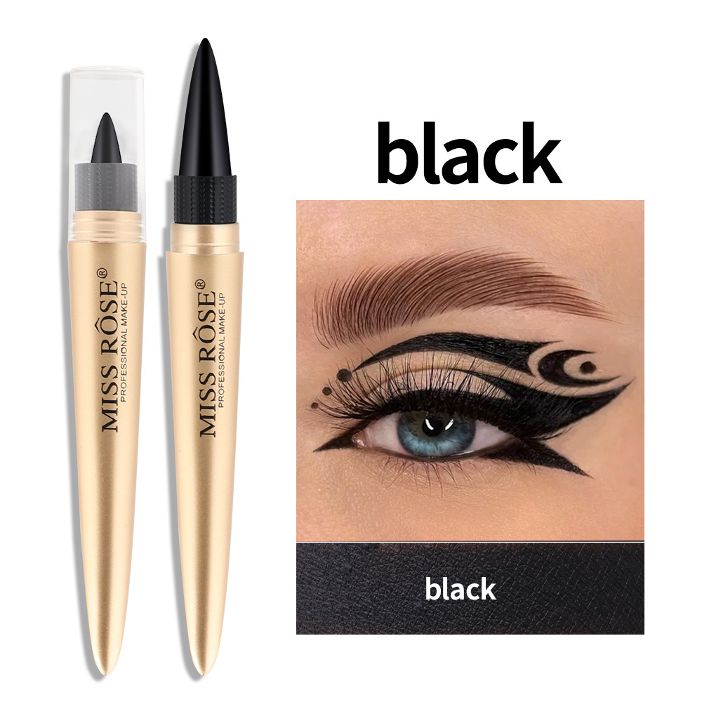 Missrose Foreign Trade Cool Black Rich Creamy Eyeliner Aliexpress Color Eyeliner Waterproof Not Smudge Creamy Eyeliner Pen