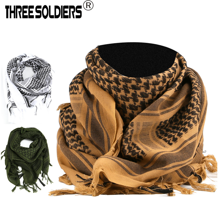 真人cs战术阿拉伯方巾户外登山徒步防沙围巾日常休闲装扮头巾