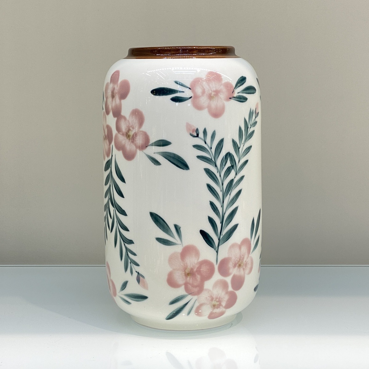new chinese style blue and white porcelain ceramic flower bottle flower flower container lantern vase ornament decoration flower arrangement 4