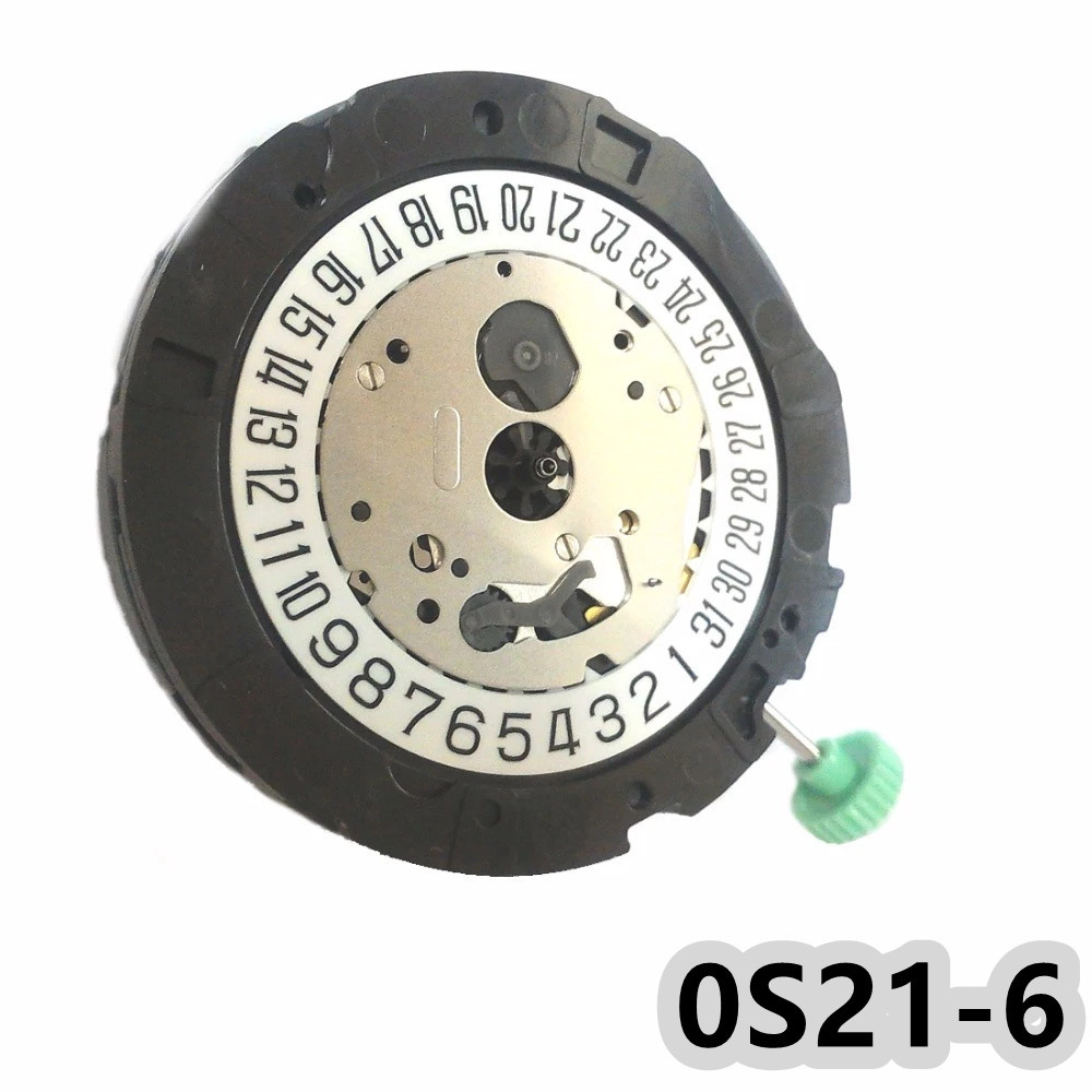 日本原装美优达miyota 0s21机芯 石英机芯 3-9秒 日历六点历os21