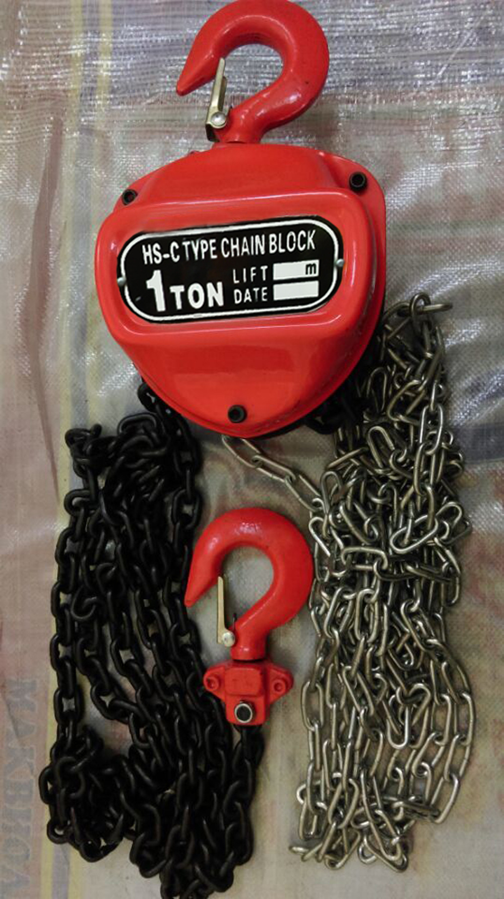 厂家直供 手拉葫芦 倒链 钢链 喷塑三角型1吨3米