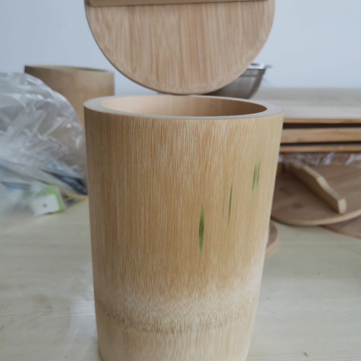 竹筒蒸饭竹筒甄木甄竹碗竹桶蒸一体大竹筒巨龙竹蒸饭