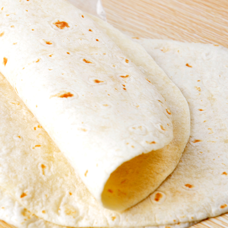 鸡肉卷皮 6英寸面饼卷饼烧烤饼皮 鸡肉老北京鸡肉卷面皮12片*24包