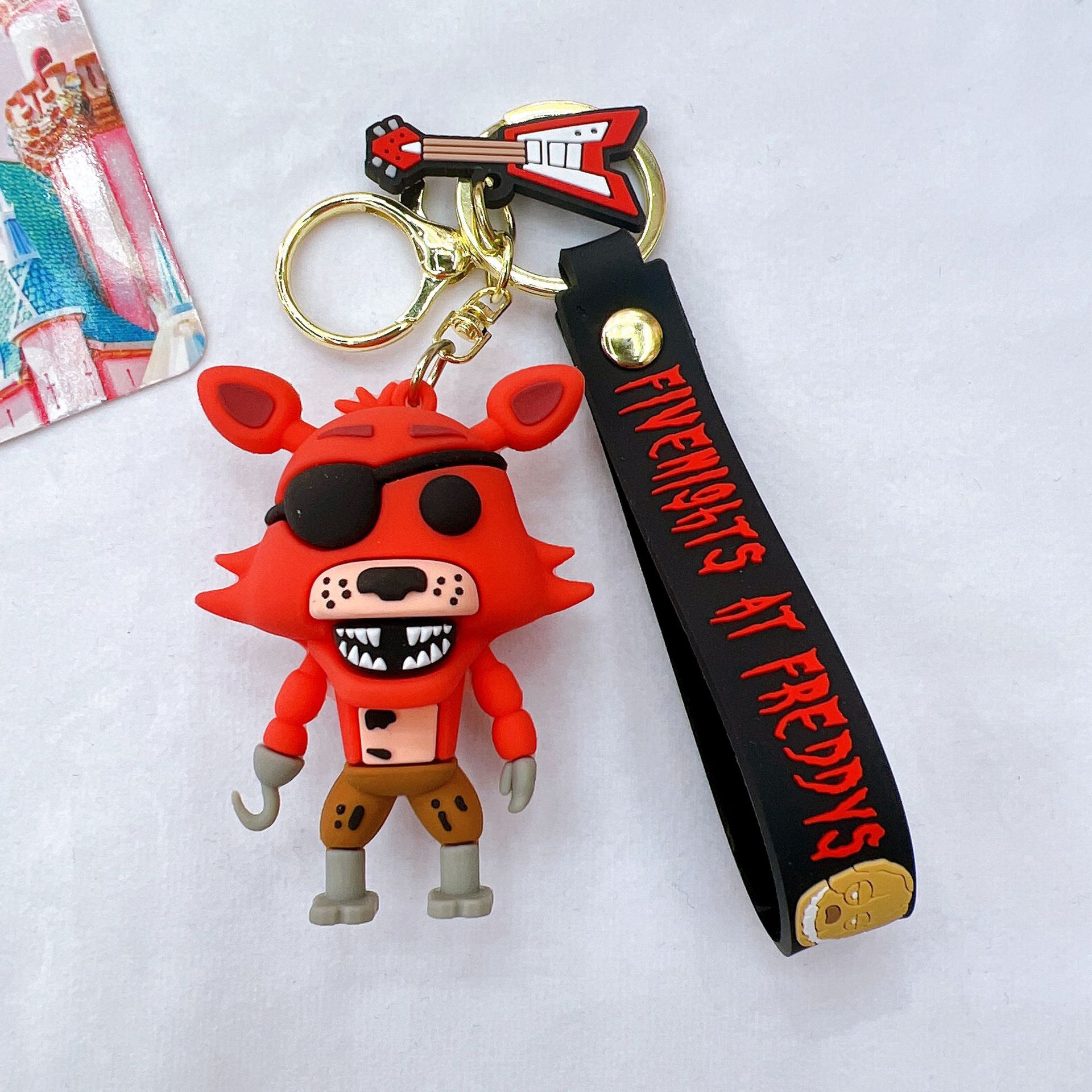 Cross-Border New Arrival Variation Animal Doll Keychain Creative Outdoor Backpack Pendant Thriller Car Key Chain Wholesale