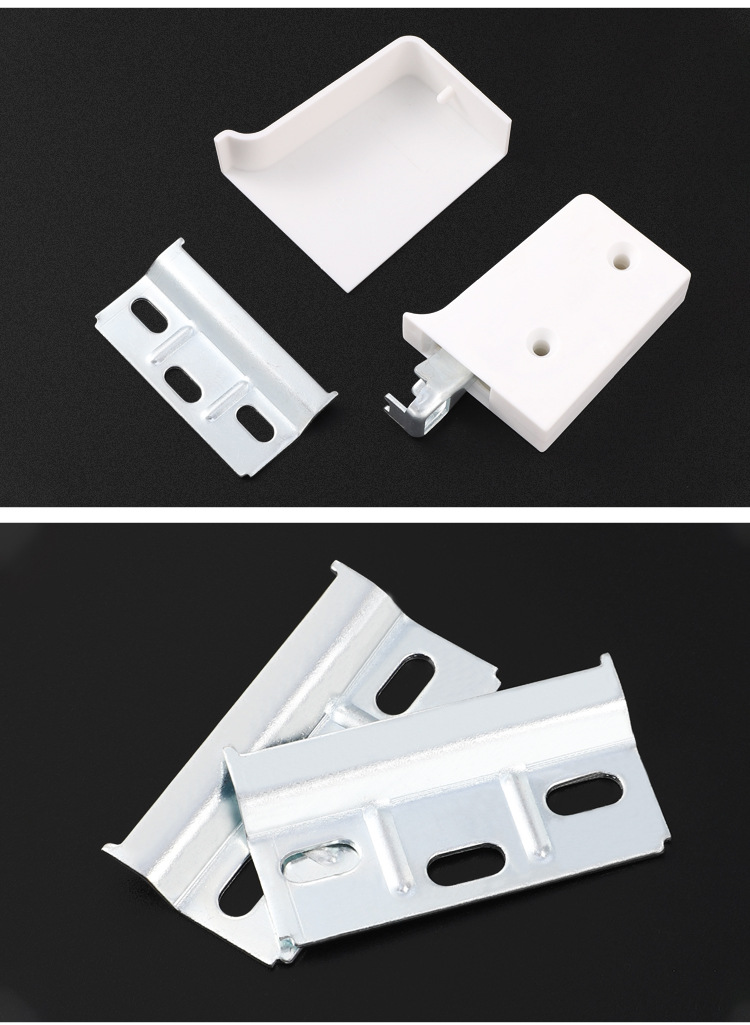 加厚重型橱柜吊码 橱柜吊柜连接挂码五金配件隐藏式带盖塑料吊码