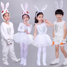六一儿童动物演出服小白兔乖乖表演服装话剧幼儿园卡通大灰狼衣服