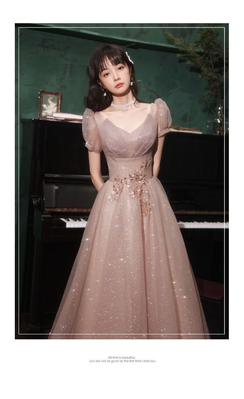 晚礼服裙女学生公主18岁生日成人礼气质宴会长裙仙气声乐艺考演出