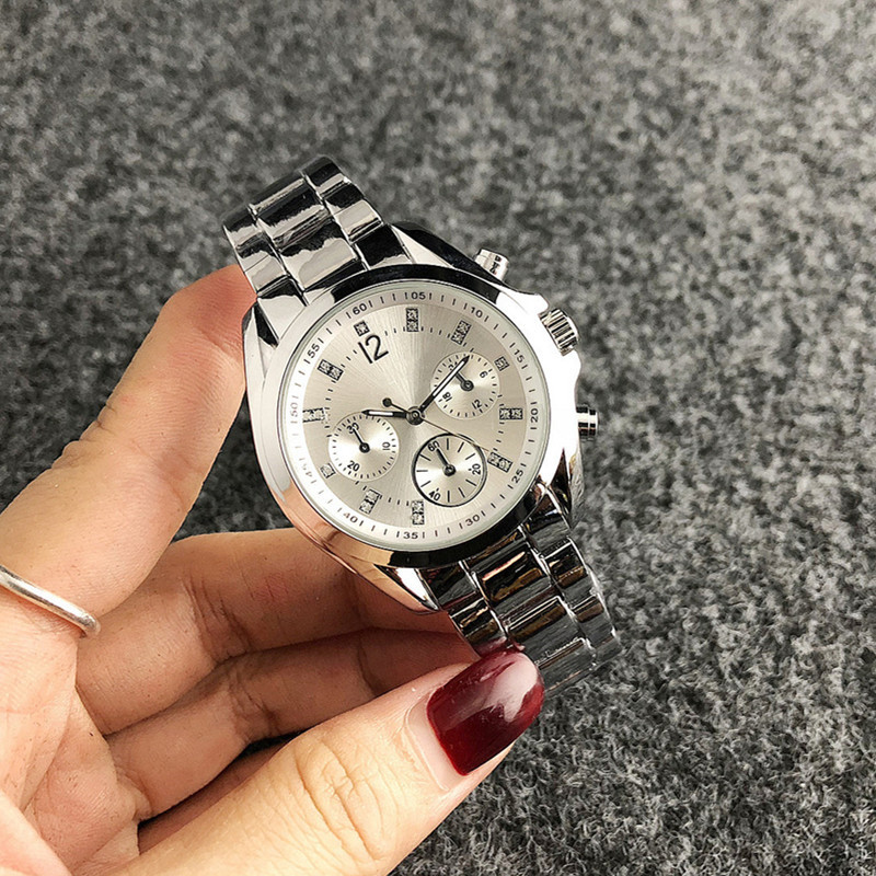 日内瓦手表chrongraph女手腕表受欢迎手表石英表情侣地摊手表现货