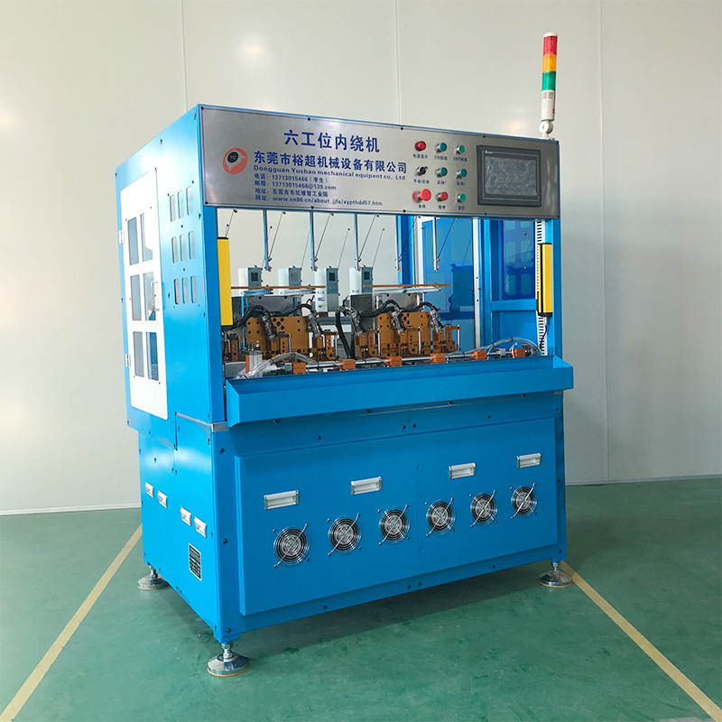 0成交3台厂家现货两工位伺服排线绕线机 马达电机定子全自动绕线机