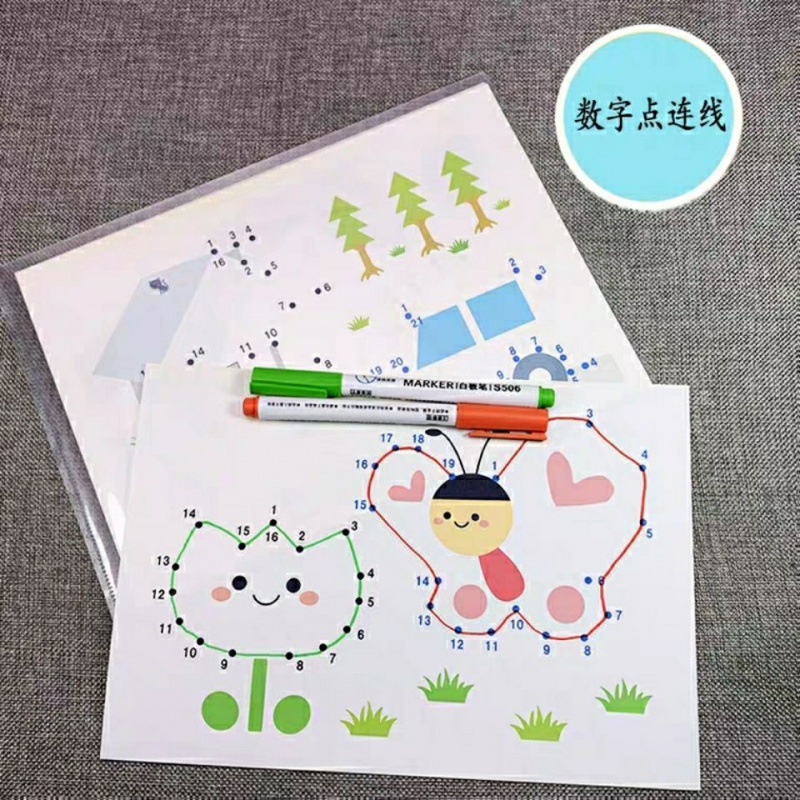 精细动作专注力训练数字点连线游戏连点成画宝宝连线3-6岁-阿里巴巴