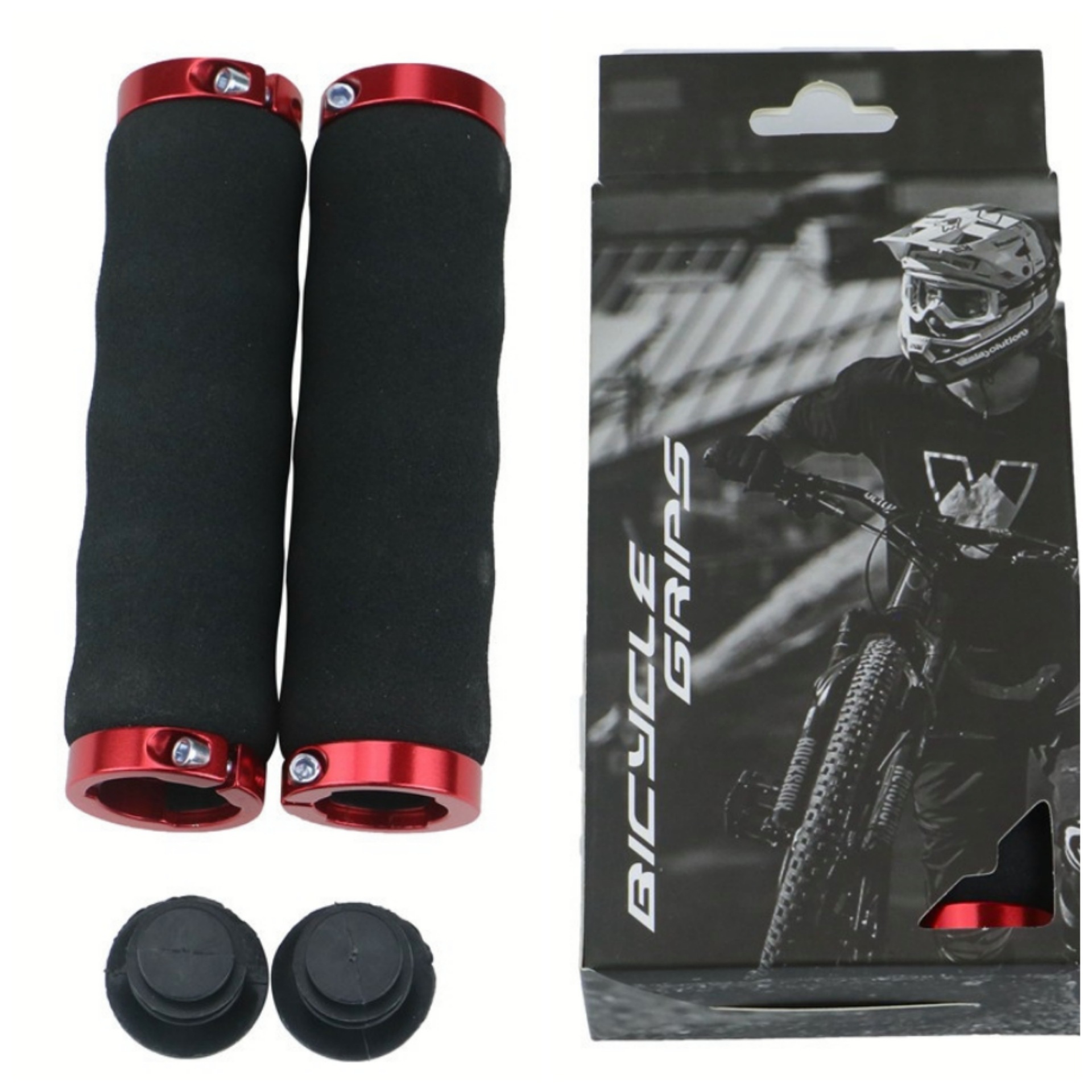 自行车把套山地车海绵把套把手付把握把把套纸盒包装自行车配件