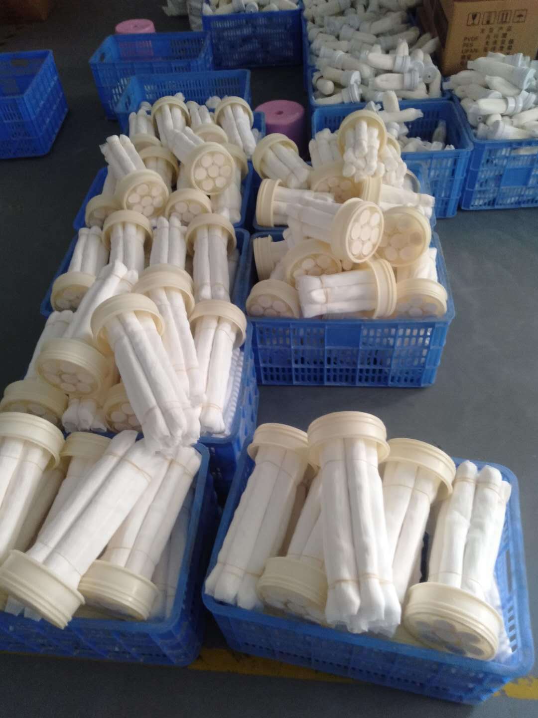 pvdf手洗膜管道机滤芯2t/3t/6t/8t 卡箍净水器中空纤维超滤膜滤芯