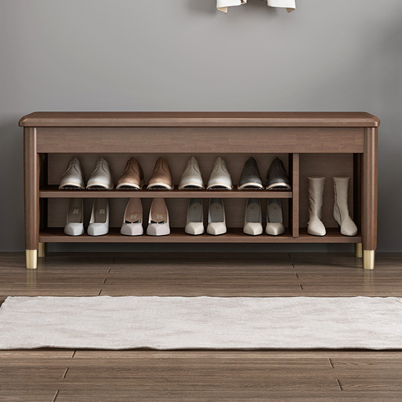 北欧实木换鞋凳鞋柜穿鞋凳进门可坐式换鞋柜收纳储物家用门口凳子