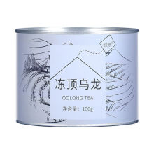 台湾冻顶乌龙茶23新茶高山乌龙茶台湾原产可冷泡茶罐装厂一件批发