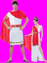 万圣节儿童服装男埃及法老衣服艳后服装王子公主罗马女古希腊长裙