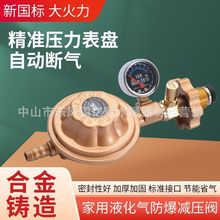 新国标煤气表东鼎防爆煤气阀0.6漏气自锁减压阀燃气灶煤气罐阀门