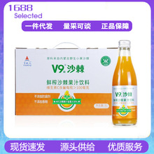 宇航人V9沙棘鲜榨果汁饮料300ml*10瓶整箱含维生素C饮品0脂肪