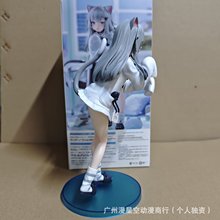 雨城猫娘二次元动漫美少女机箱模型桌面摆件公仔手办车载礼物