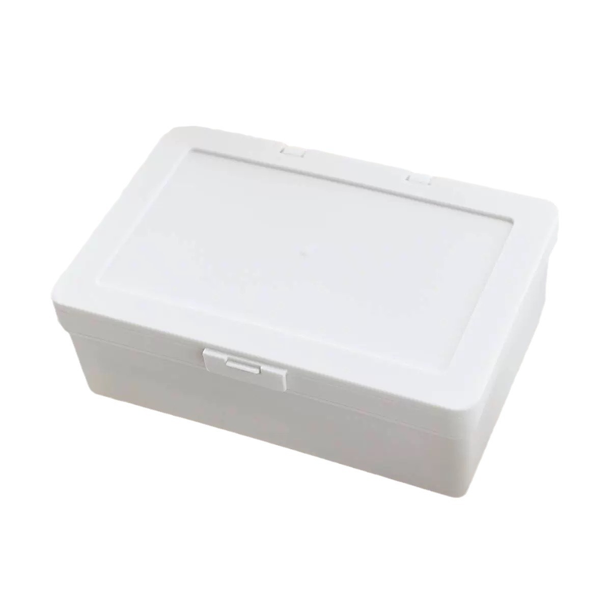 Ins Non-Printed White Flip Storage Box Card Journal Material Simple Storage Desktop Stationery Finishing Box