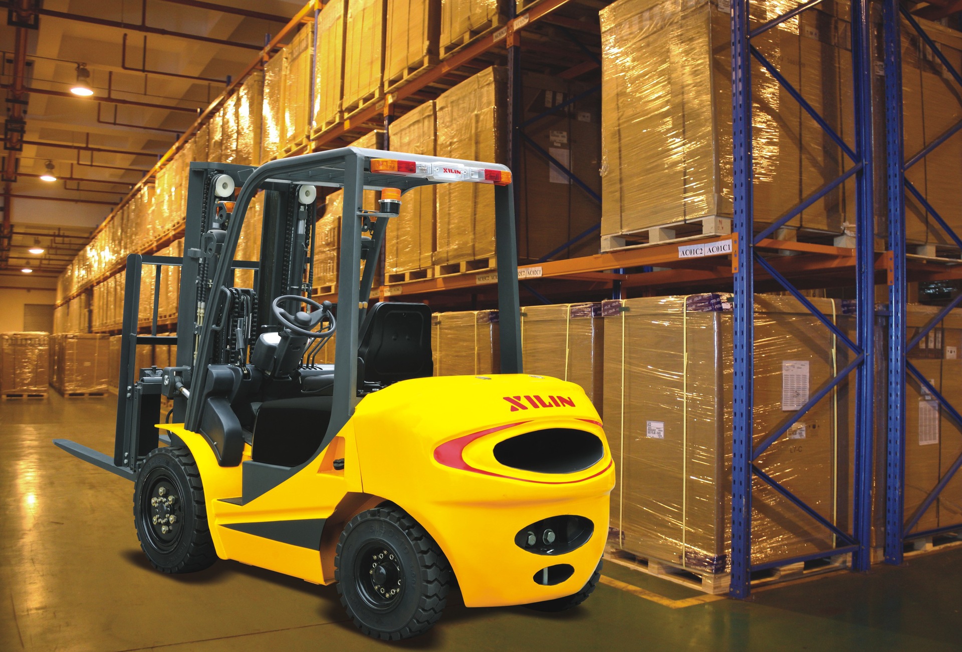 厂家直供西林叉车电动堆垛车cdd12r-e电动叉车全电动堆高叉车