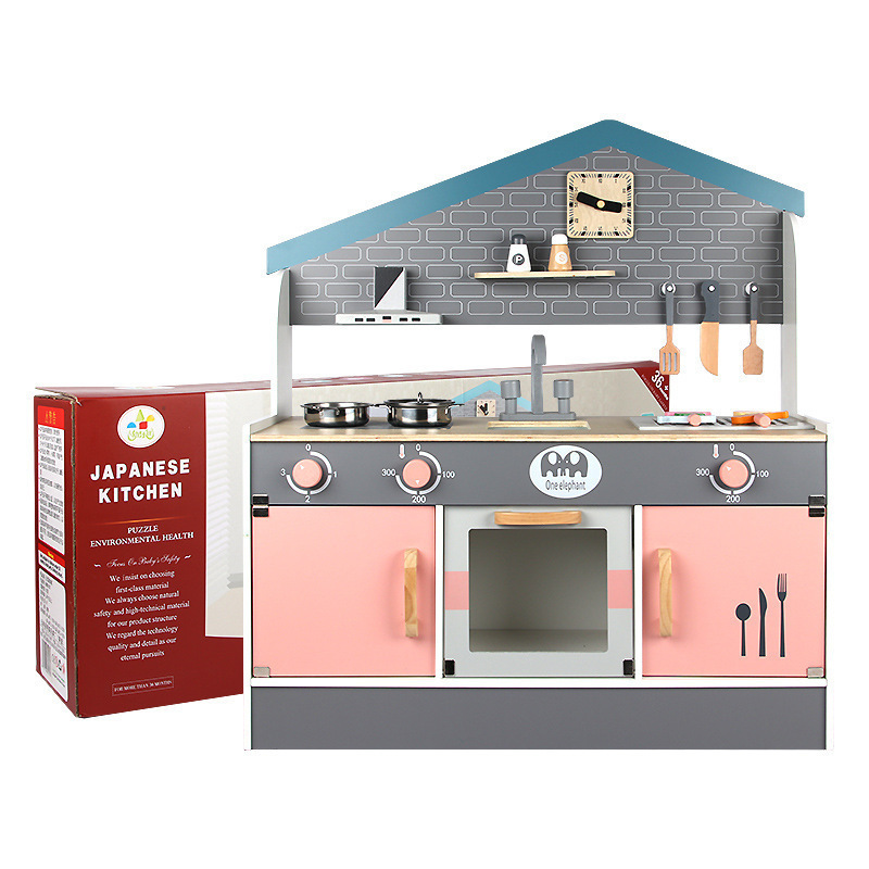 Children Play House Japanese Style Kitchen G Wooden the Simulation for Cooking Cooking Kitchen Kitchenware Toys