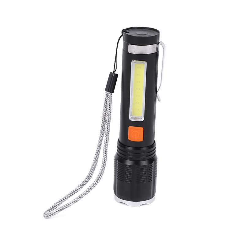 New Outdoor Flashlight Multi-Functional Waterproof Long Endurance Portable Aluminum Alloy Drop-Resistant Flashlight