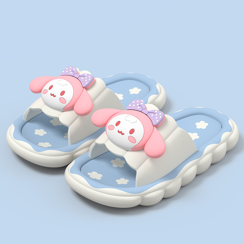 Children's Slippers Female Summer Cute Cartoon Bath Non-Slip Indoor Home Soft Bottom Baby Sandals Girls' Slipper