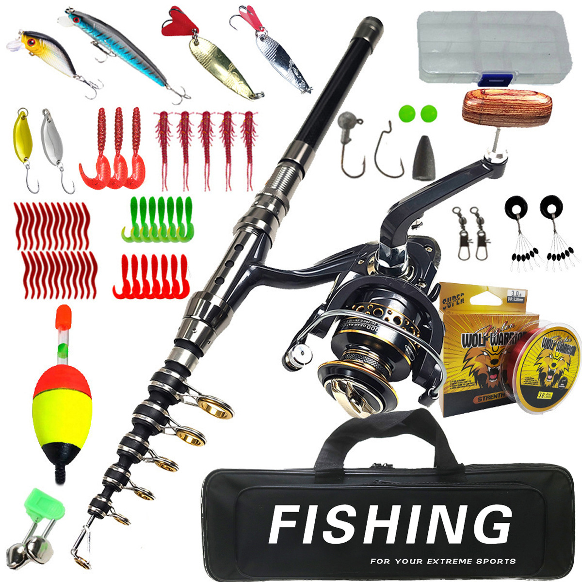 Supply Zuryp Fishing Gear Set Tossing Lure Sea Fishing Library