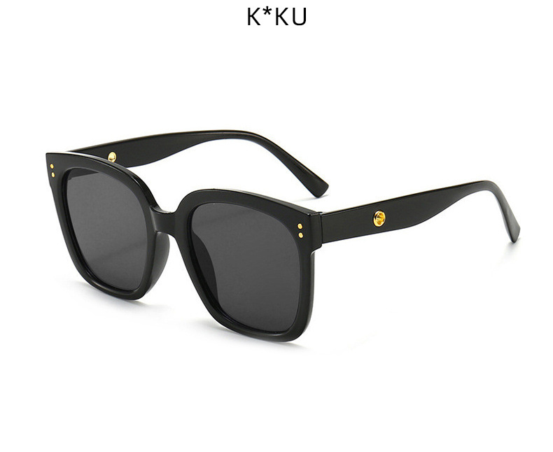 2021新带标gm墨镜rlck明星太阳镜kuku时尚ins款v牌遮阳logo眼镜