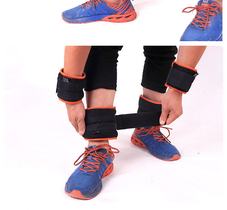 绑腿沙袋跑步运动1至6公斤帮手武术舞蹈全铁珠可调节负重装备