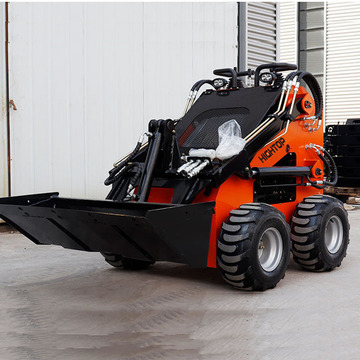 出口俄罗斯多功能滑移装载机 轮式四驱汽油小铲车 履带式装载机