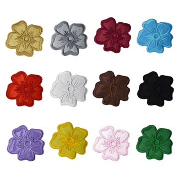彩色刺绣花朵布贴衣服贴布补丁贴花图案绣花贴片补贴羽绒服补洞