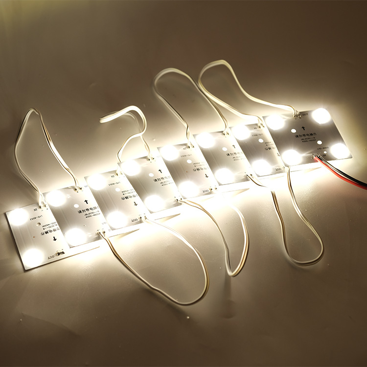 led软膜区块链漫反射灯 广告灯箱天花照明方块组灯异性灯源