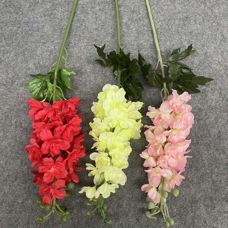 Manufacturers Provide European Artificial Flower Small Bouquet Polyester Ribbon Hallway Floor Bouquet Simulation Bouquet