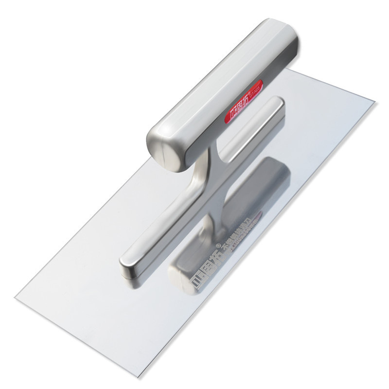 不锈钢抹泥刀装修墙面刮腻子抹子批墙刀无钉收光刀白水泥抹灰刀批