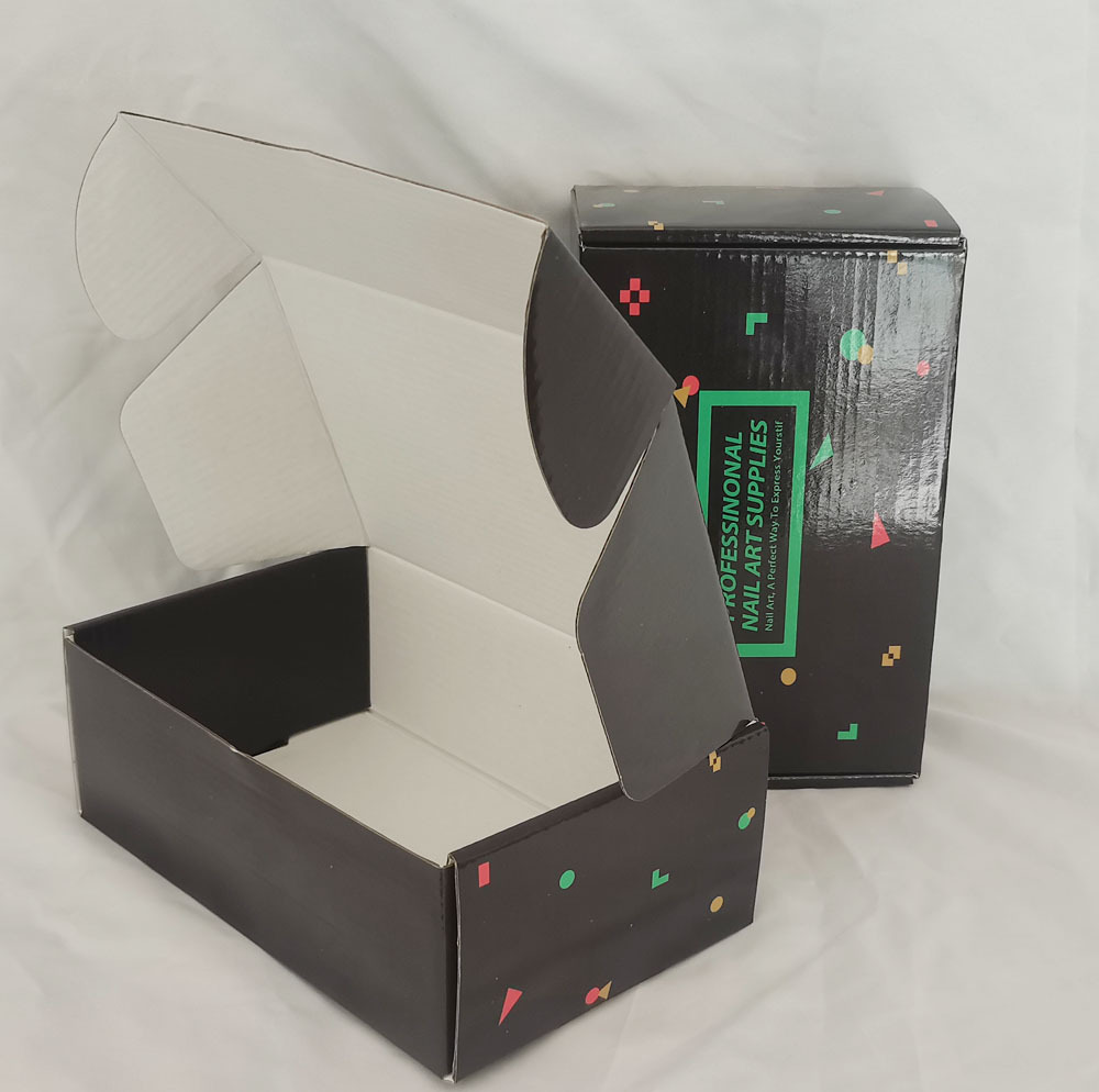 特硬飞机盒纸箱瓦楞盒彩盒包装盒印刷工艺覆哑膜烫绿金汽配盒子